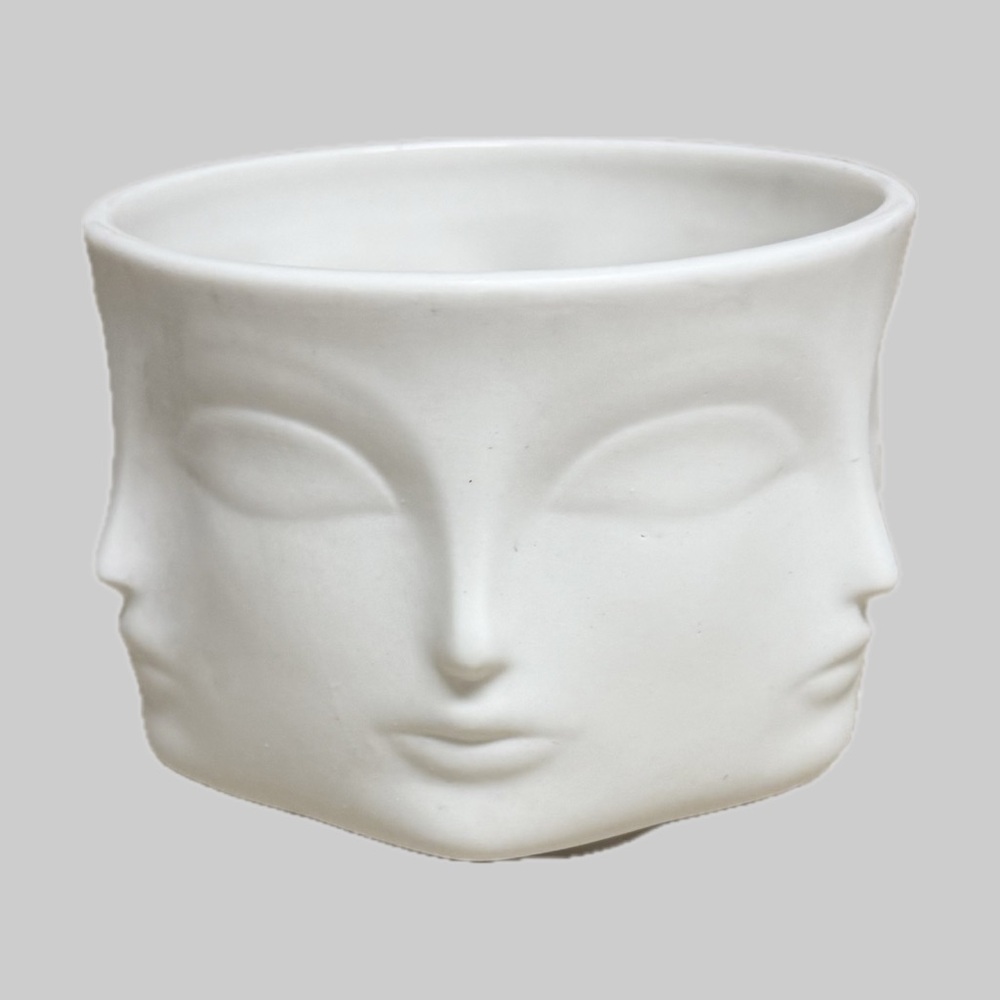 Vintage Artisan Jonathan Adler “Muse” Multi-Face Jewelry Trinket Holder NWOT